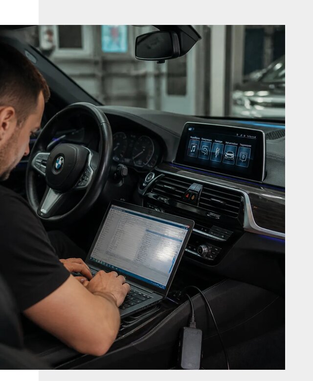 Русификация мультимедиа BMW для авто под ключ в Пушкине