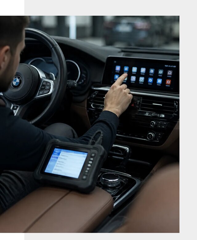 Установка приложений и мультимедиа сервисов BMW в Пушкине
