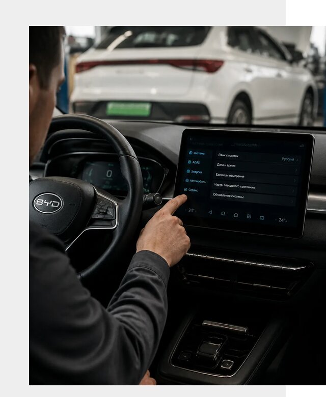 Русификация BYD E2 в Пушкине от 15456 р. | ФастМобиль-Пшк под ключ