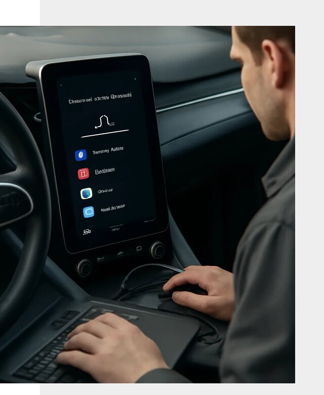Установка приложений Lynk Co на автомобиль в Пушкине